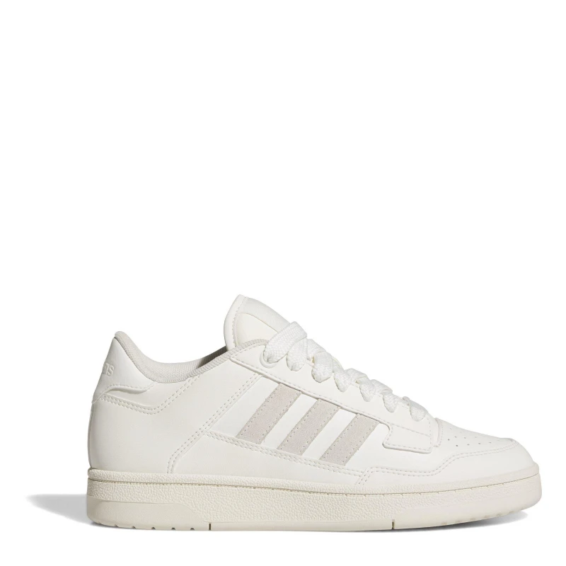 Image of adidas Rapid Court Low-Top Trainers Womens - White White 4