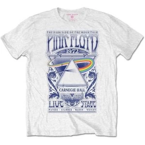 Image of Pink Floyd - Carnegie Hall Poster Kids 3 - 4 Years T-Shirt - White