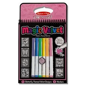 Image of Melissa and Doug On The Go Magic Velvet Animal Scene