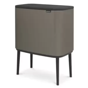 Image of Brabantia Bo Touch Bin 3x11 Litre Platinum
