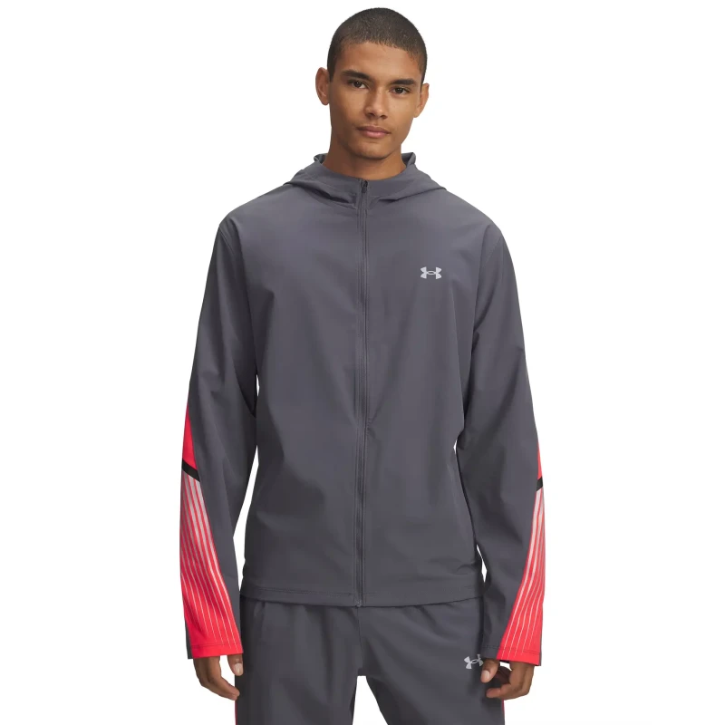Image of Sweat jacket Under Armour Velociti Storm Gris Male S