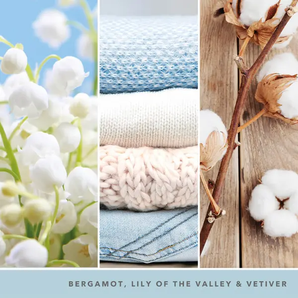 Image of Yankee Candle Clean Cotton Scented Candle 368g