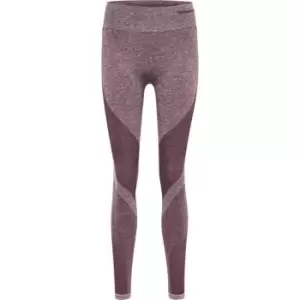 Image of Hummel Kady High Waisted Tights Womens - Red