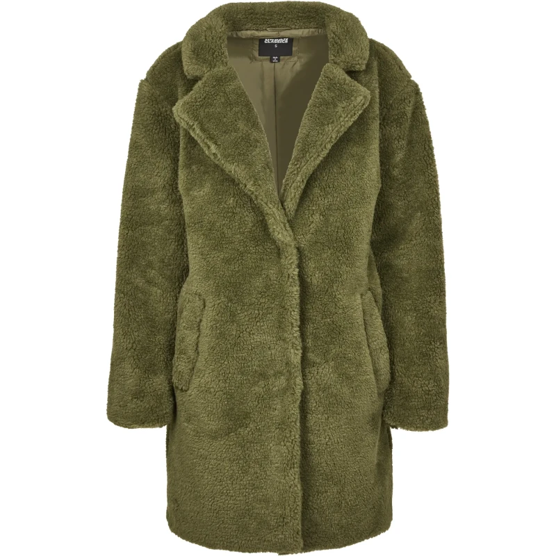 Image of Urban Classics Womens parka Urban Classic oversized sherpa Vert Female M