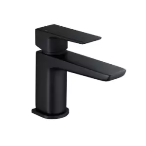 Image of Black Mono Cloakroom Basin Mixer Tap - Zana