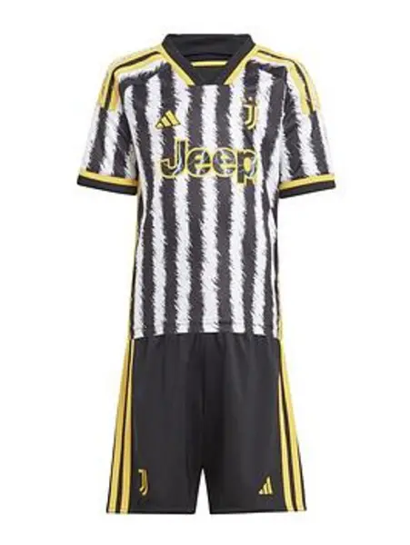Image of adidas Juventus Home Minikit 2023 2024 Infants - Size 1 - 2 Years