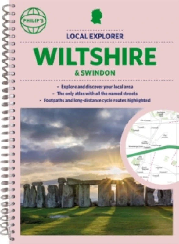 Image of Philip's Local Explorer Street Atlas Wiltshire and Swindon Spiral bound