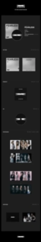 Image of 1st Mini Album 'FEARLESS' (Monochrome Bouquet Ver.) CD / Album