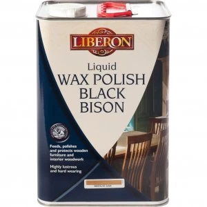 Image of Liberon Black Bison Liquid Wax Neutral 5l