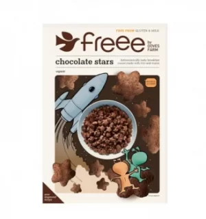 Image of Doves Farm Gluten Free Org Chocolate Star 300g