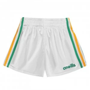 Image of ONeills Mourne Shorts Boys - White/Green/Amb