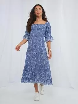 Image of Joe Browns Fresh And Flirty Dress -blue, Blue, Size 10, Women