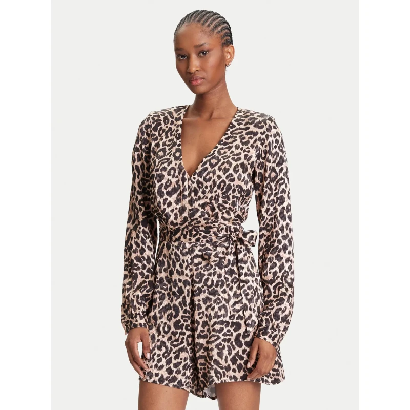 Image of Guess Womens long-sleeved Shorty wetsuits Guess Malorie Marron Female L