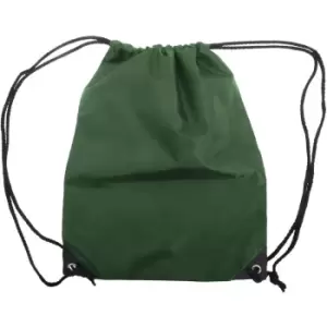 Image of Shugon Stafford Plain Drawstring Tote Bag - 13 Litres (One Size) (Green) - Green