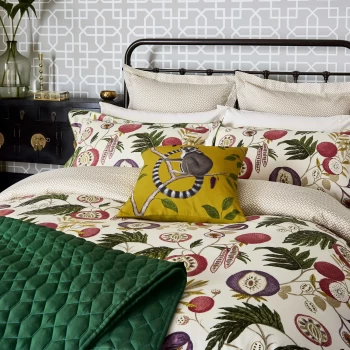 Image of Sanderson Jackfruit Single Duvet Cover, Fig & Olive
