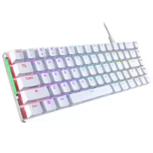 Image of Asus ROG FALCHION ACE Compact 65% Mechanical RGB Gaming Keyboard Wired (Dual USB-C) ROG NX Red Switches Per-key RGB Lighting Touch Panel White Edition