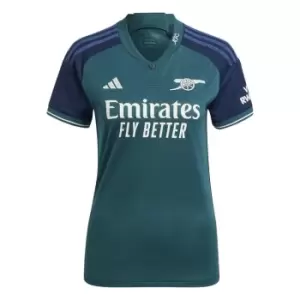 Image of adidas Arsenal Third Shirt 2023 2024 Womens - Green