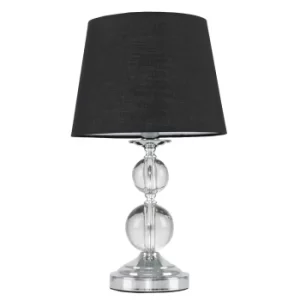 Image of Gatto Touch Table Lamp with Black Tapered Shade