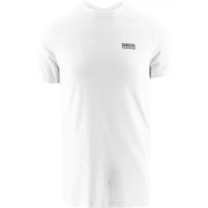 Image of Barbour International White Esssential Large Logo T-Shirt