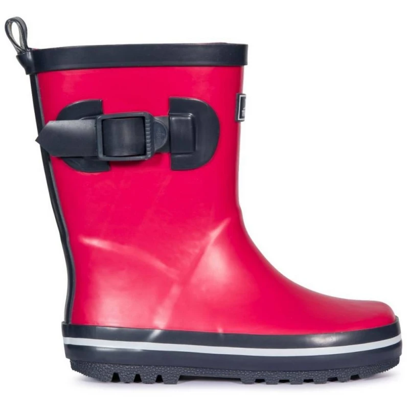 Image of Trespass Trumpet Wellington Boots in Pink Size: 3 Pink Unisex 3
