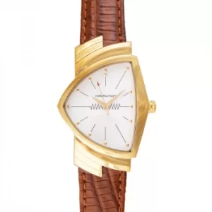 Image of Ventura Quartz White Dial Stainless Steel Mens Watch