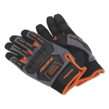 Image of Mechanic's Gloves Anti-collision - Large Pair