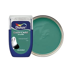 Image of Dulux Easycare Kitchen Emerald Glade Matt Emulsion Paint 30ml