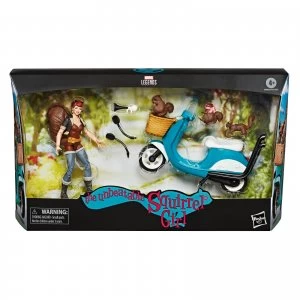 Image of Hasbro Marvel Legends Riders Series Squirrel Girl 6" Action Figure & Vehicle Set