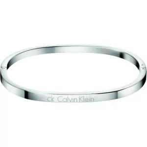 Image of Ladies Calvin Klein Stainless Steel Medium Hook Bangle KJ06MD00010M