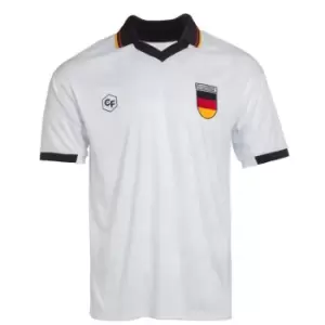 Image of Classicos de Futebol Germany Retro Fan Shirt Mens - White