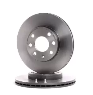 Image of PAIR PAINTED BREMBO BRAKE DISCS 09.8635.11