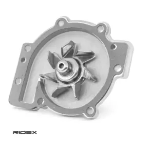 Image of RIDEX Water pump 1260W0014 Engine water pump,Water pump for engine FORD,RENAULT,VOLVO,Focus II Schragheck (DA_, HCP, DP),MONDEO IV Turnier (BA7)