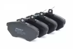 Image of RIDEX Brake pad set 402B0043 Brake pads,Brake pad set, disc brake VW,AUDI,SEAT,GOLF III (1H1),GOLF II (19E, 1G1),PASSAT Variant (3A5, 35I)