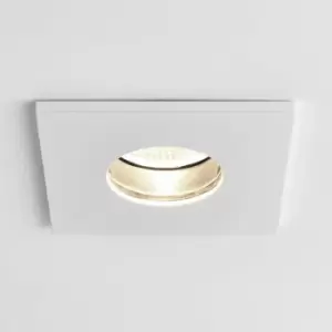 Image of Obscura Bathroom Square LED Recessed Downlight Matt White IP65