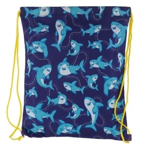 Image of Shark Cafe Drawstring Bag