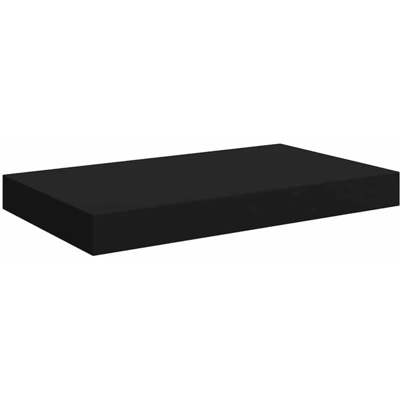 Image of VIDAXL Floating Wall Shelf Black 40x23x3.8cm MDF vidaXL 8720286074572