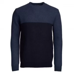 Image of Barbour Mens Talon Crew Jumper Navy XXL