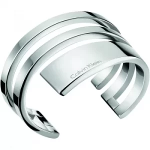 Image of Ladies Calvin Klein Stainless Steel Small Beyond Bangle