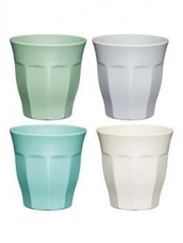 Image of Kitchencraft Colourworks Classic ; Set Of 4 Melamine Tumblers