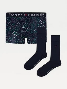 Image of Tommy Hilfiger Trunk & Socks Gift Set - Desert Sky