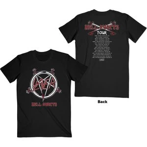 Image of Slayer - Hell Awaits Tour Unisex Medium T-Shirt - Black