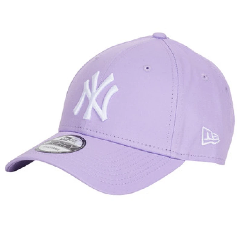 Image of New Era Dil/White New York Yankees League Essential 9forty Cap Lilac Female One 219946UK