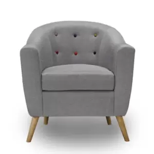 Image of Hudson Tub Chair Grey