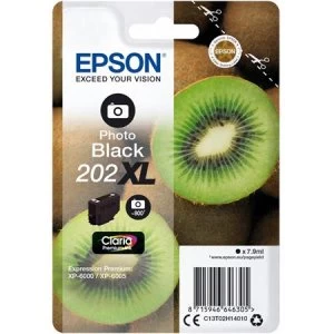 Image of Epson 202XL Kiwi Black Ink Cartridge