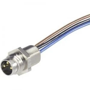 Image of Hirschmann 933 147 001 ELST 4408 RV FM 805 M8 Socket For Front Panel Mounting Black