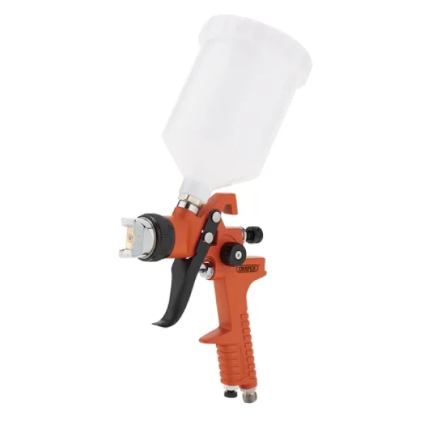 Image of Draper HVLP Air Paint Spray Gun, 600ml 1.3/1.4/2mm