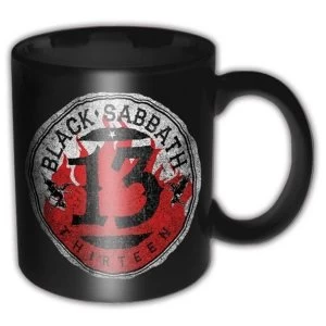 Image of Black Sabbath - 13 Flame Circle Boxed Standard Mug