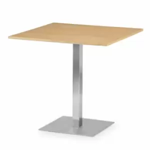 Image of Julian Bowen Pisa Square Pedestal Table Oak