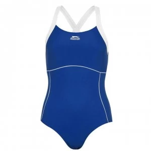 Image of Slazenger X Back Swimsuit Ladies - Navy
