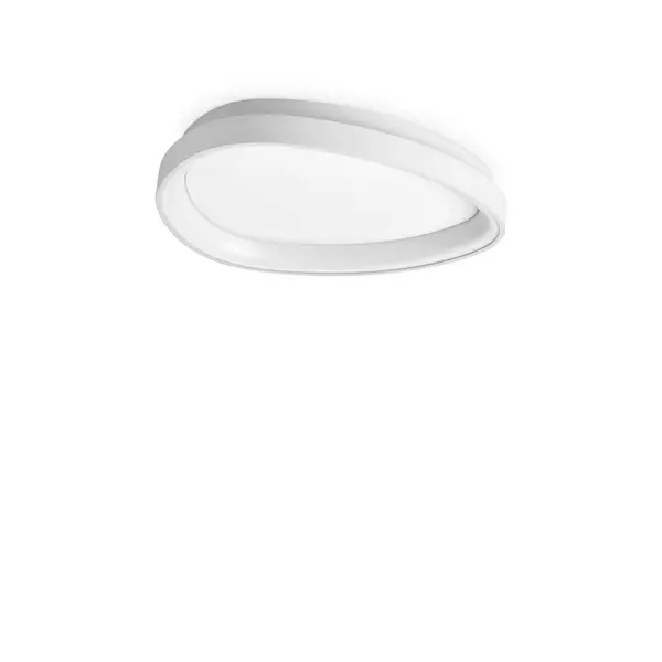 Image of Gemini 42cm ON-OFF Integrated LED Semi Flush Light White 3000Lm 3000K